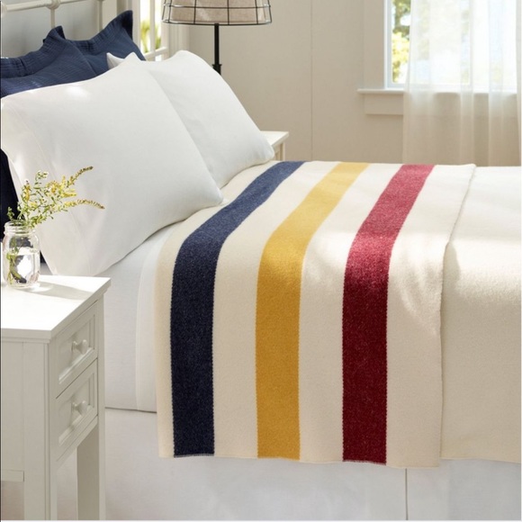 LL BEAN vintage frontier  wool blanket - Picture 2 of 5